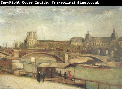 Vincent Van Gogh The Pont du Carrousel and the Louvre (nn04)